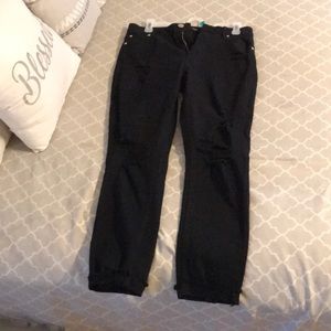 Black Distressed Never Worn Jeans